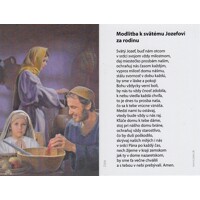 Obrázok lam. Modlitba k svätému Jozefovi za rodinu