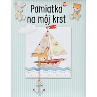 Pamiatka na môj krst – modrá