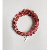 Náramok - ruženec na drôte