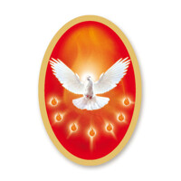 Nálepky na sviece - Duch Svätý