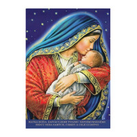 Obrázok s modlitbou A6 Matka Božia zasväcujeme tvojmu Nepoškvrnenému srdcu...