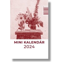 Mini kalendár 2024 (stolový) červený 