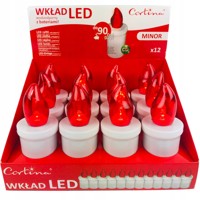 LED vložka Cortina LED - červená