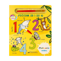 Maľovanie vodou - Počítam od 1 do 10