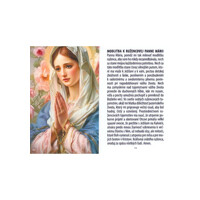 Obrázok lam.  s modlitbou