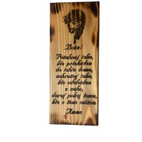 Citát na dreve: Domáce požehnanie...