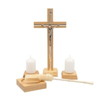 Komplet kríž so svietnikmi
