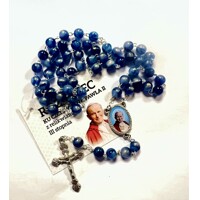 Ruženec s relikviou - sv. Ján Pavol II