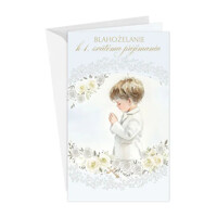 Pozdrav s textom - 1. sväté prijímanie