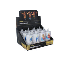 LED svieca Panna Mária