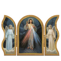 Triptych oltárik - Božie Milosrdenstvo