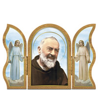 Triptych oltárik - sv.Páter Pio
