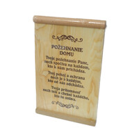 Tabuľka na stojane , Požehnanie domu