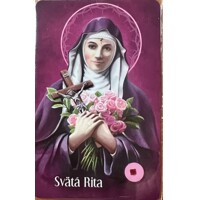 Kartička s relikviou - sv.Rita